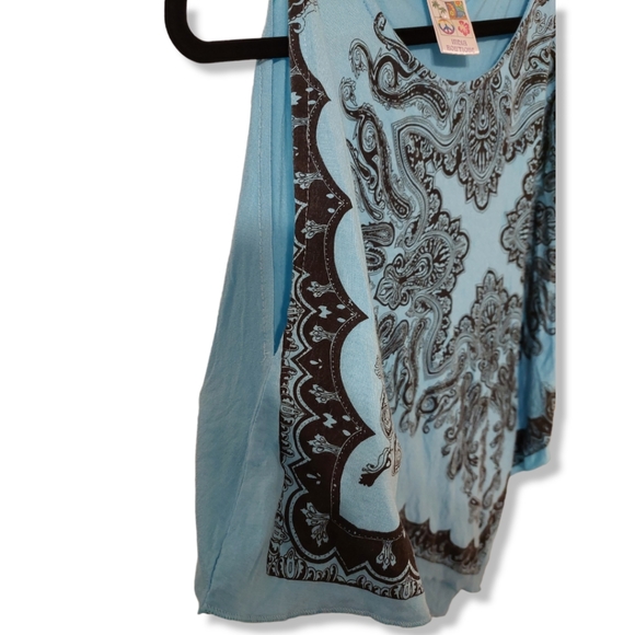 India Boutique Handkerchief Blouse - Picture 2 of 4